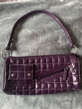 Purple Grunge Purse Shoulder Bag Women Fashion Petite Handbag